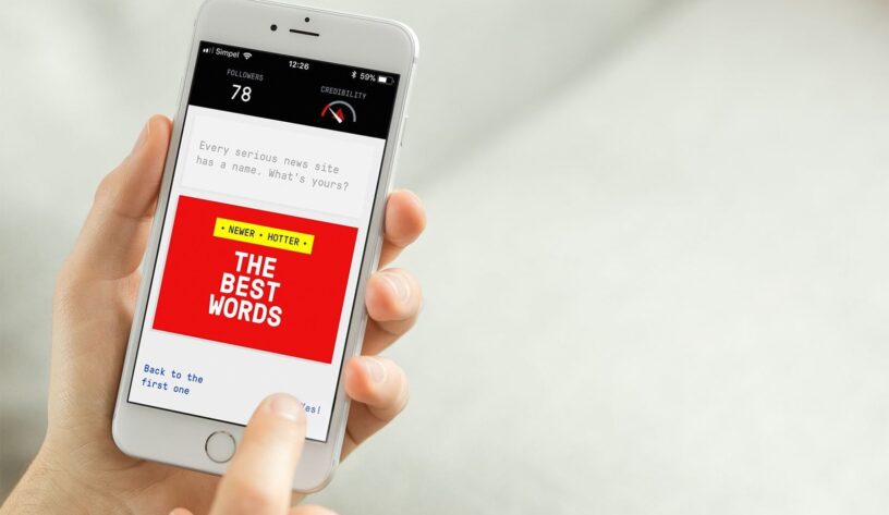 Sahte haberleri ayırmak için online oyun : Bad News