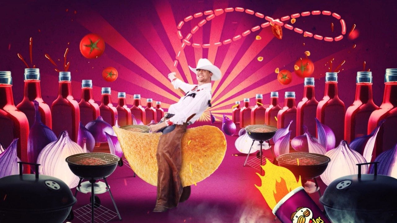 Pringles'ın yeni aromalarını keşfe çıkartan reklamları