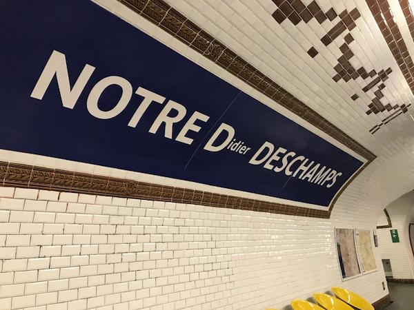 Paris metro istasyonları Dünya Kupası şerefine yeniden adlandırılıyor