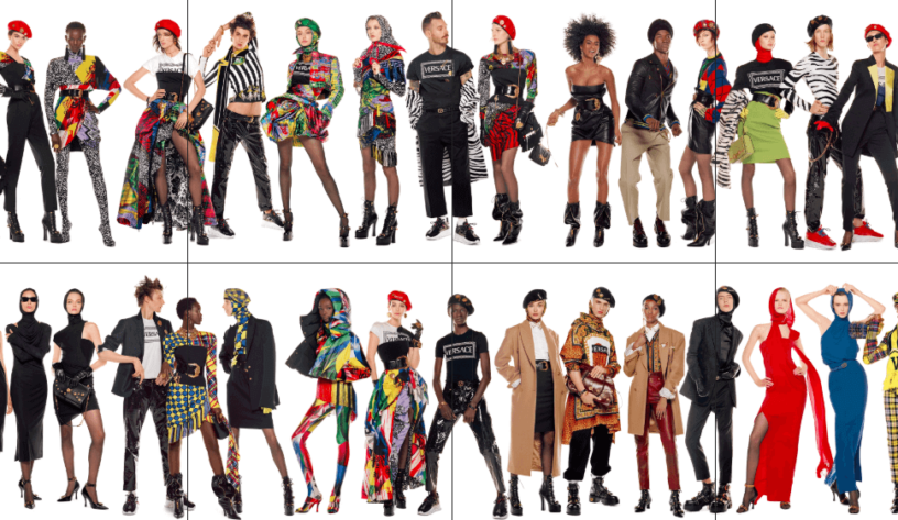 Versace en uzun reklam görselini yayınladığını iddia ediyor