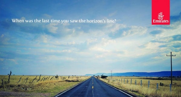 Emirates soruyor Ufuk çizgisini en son ne zaman gördün 2
